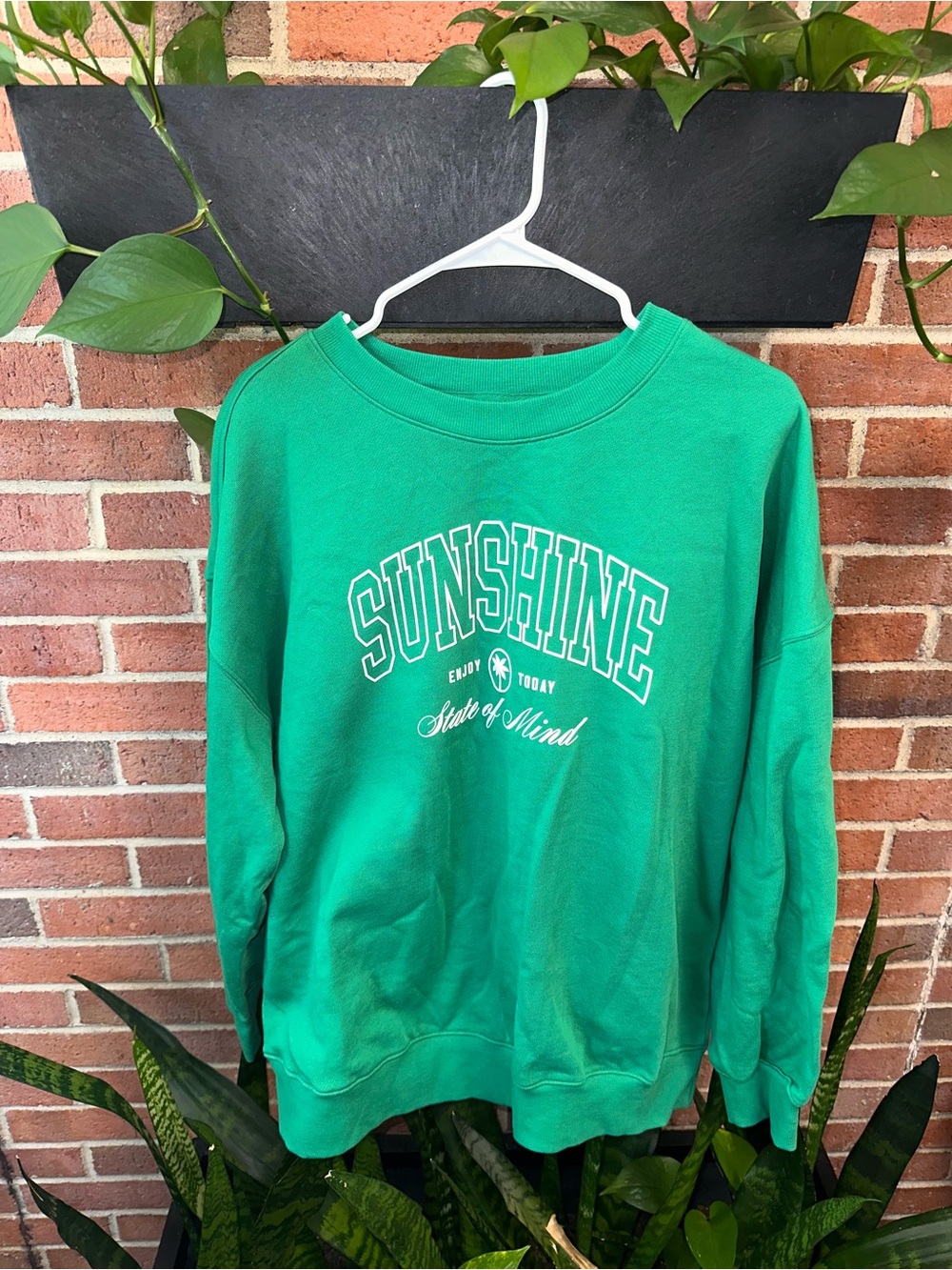 💚 Old Navy So Comfy Green Sweater — Size Medium